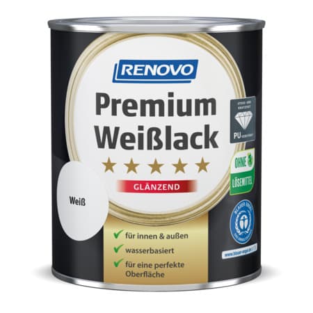 Premium Weißlack glänzend