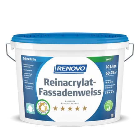 Reinacrylat-Fassadenweiss